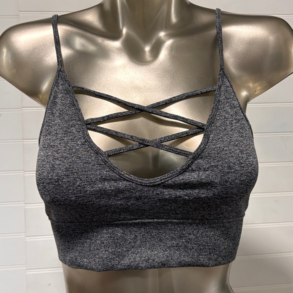 Criss-Cross Front Sports Bra - Size L/G